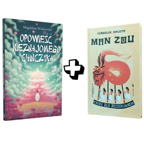 Książka dwupak "Opowieść nieznajomego Chińczyka" + "Man Zou"